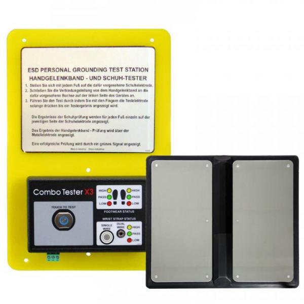 Combotester X3 with foot electrode