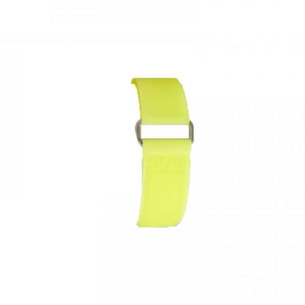 Klettband 70 cm, gelb, Metallschnalle