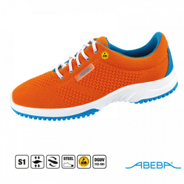ESD Schuhe - geschnürt - Abeba uni6 orange - EP1006658