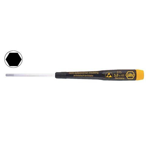 ESD Innensechskant-Schraubendreher 1.3 mm