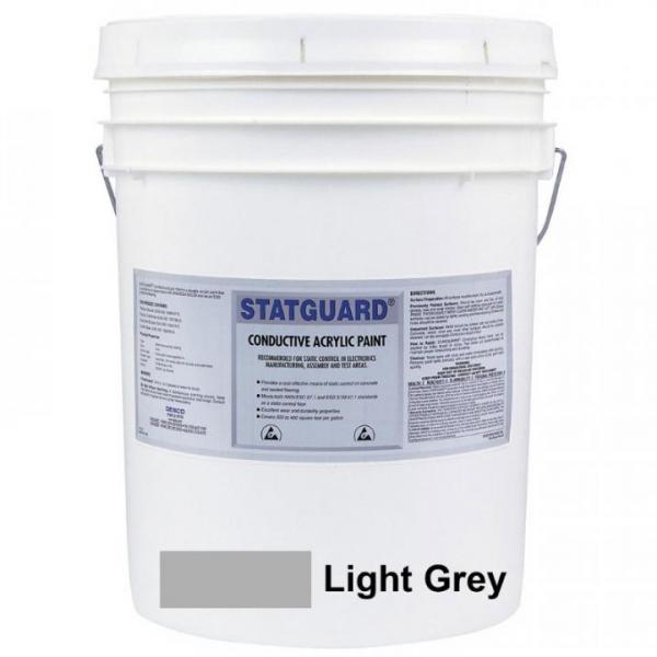 Acryl-Latex-Farbe, hellgrau, leitfähig, 19 Ltr.