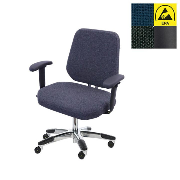 EP0805134 Score ESD-Drehstuhl MaXX-Line L anthrazit-grau speziell für Personen mit einer großen und/oder schweren Statur entwickelt