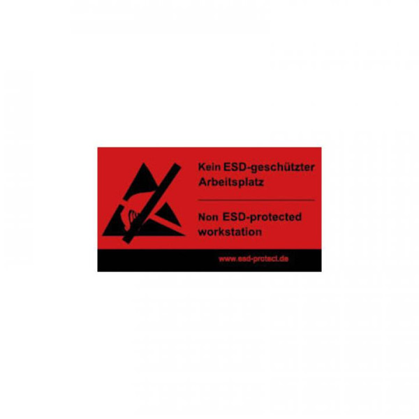 EP0602011 Aufkleber Kein ESD-geschuetzter Arbeitsplatz
