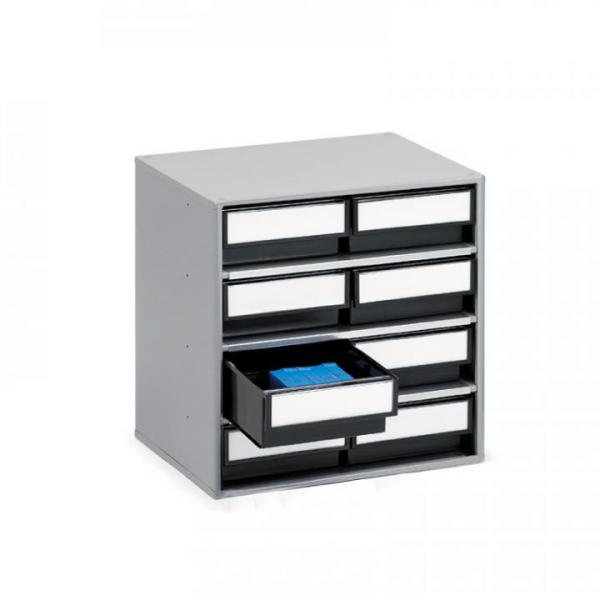 ESD-Schubladenmagazin, 8 Schubladen, T=300mm