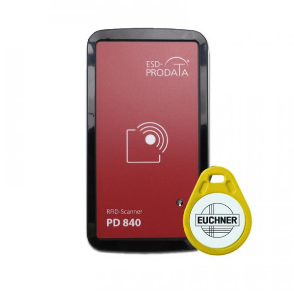 EP0301021 PD-840 RFID Scanner Euchner - Zum schnellen Erfassen von RFID Kennungen in Excel über den Tastatur-Puffer