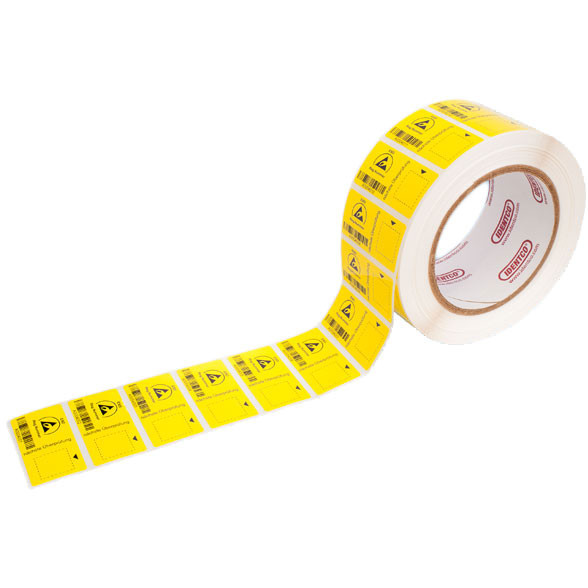 Barcode-Etiketten für Teraohmmeter EP-RM 4000