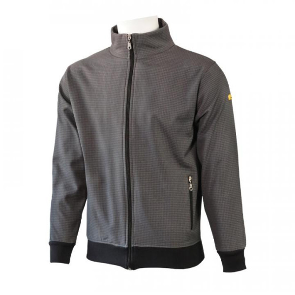EP1003028 PROTEX Premium ESD-Twin-Lay Jacke grau-schwarz Innenfutter mit Thermo-Fleece mit Reißverschluss u