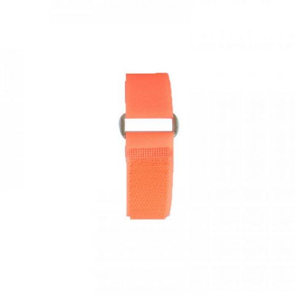 Klettband 70 cm, orange, Metallschnalle