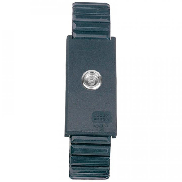 EP0105011 Handgelenkband Metall Edelstahl- Rückseite DK10 Anschluss schwarz anti-allergisch