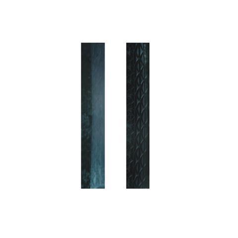 Rampenelement, negative Zahnung, schwarz