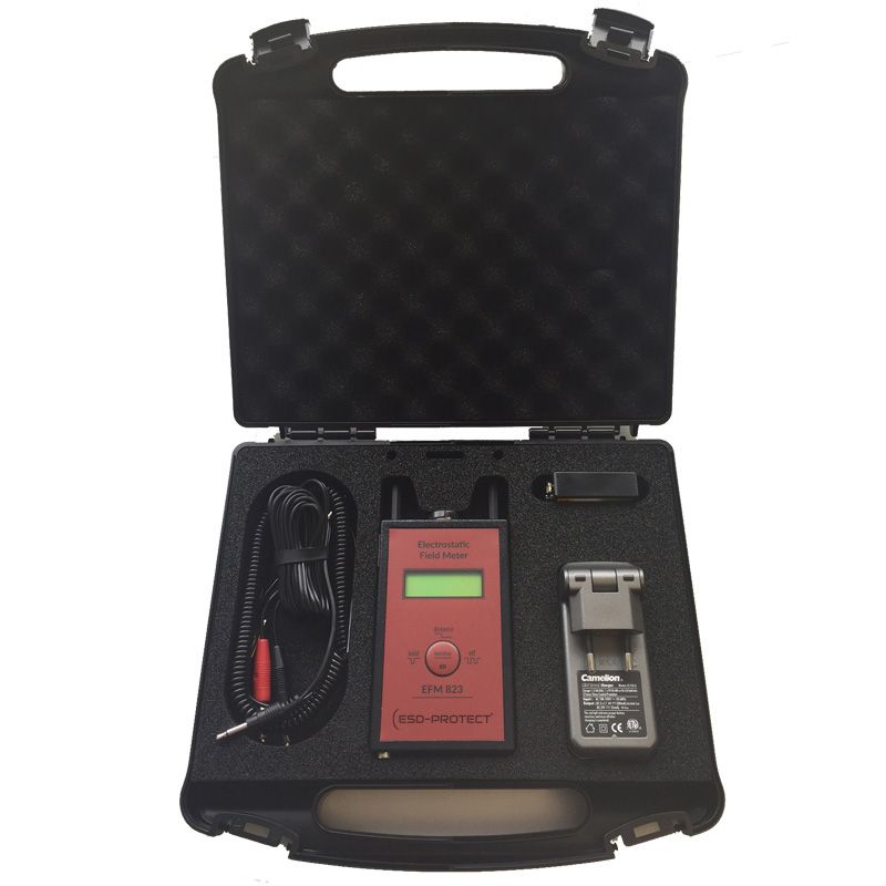 EP EFM 823 electric field meter with ZBS accessory set | ESD-PROTECT
